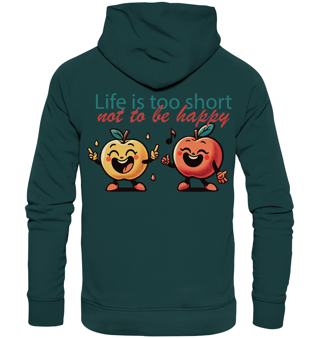 Life is too short (hoodie dark) - Organic Hoodie