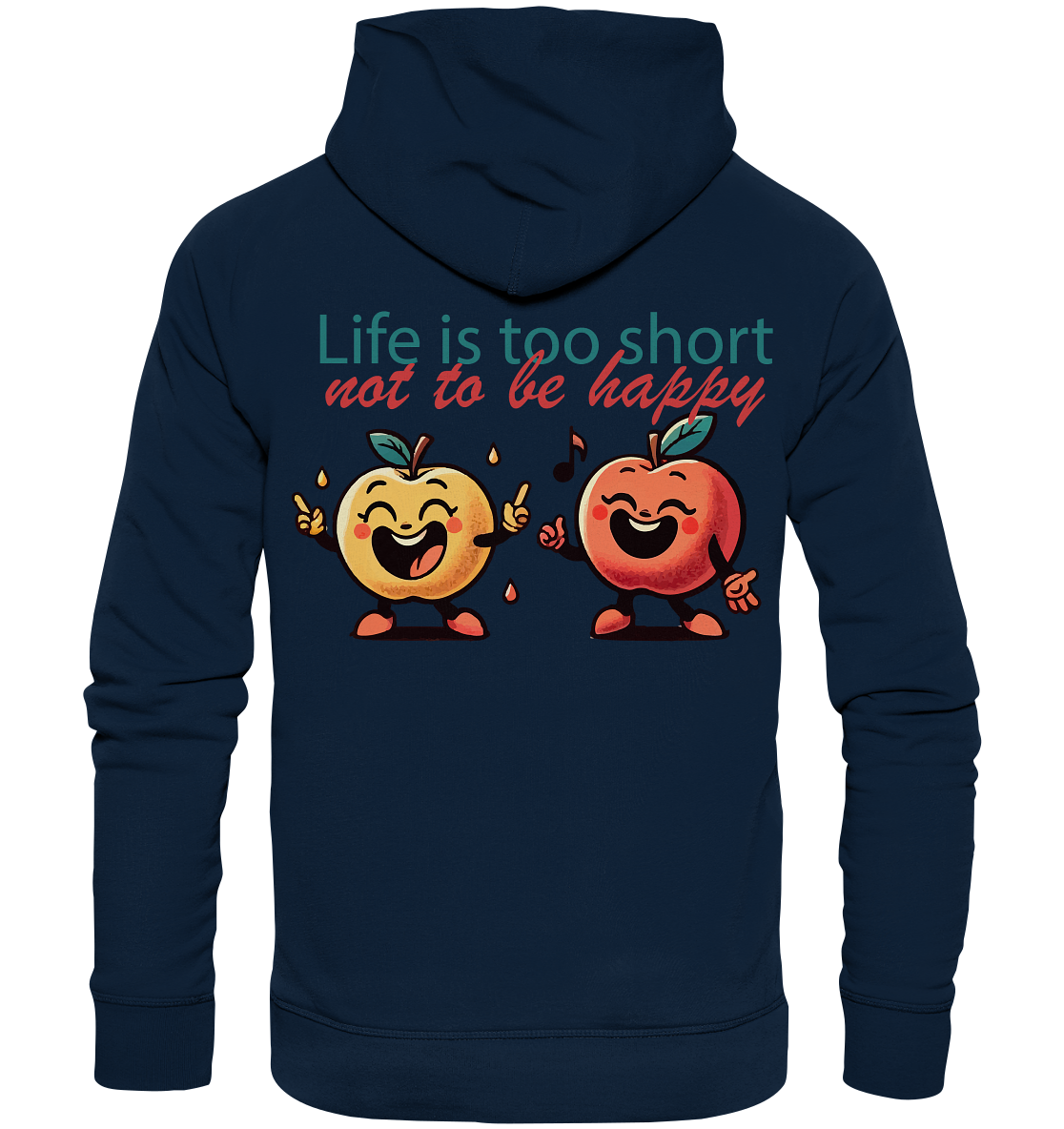 Life is too short (hoodie dark) - Organic Hoodie