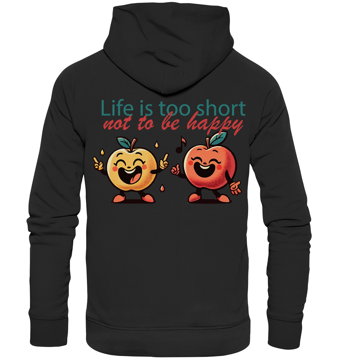 Life is too short (hoodie dark) - Organic Hoodie
