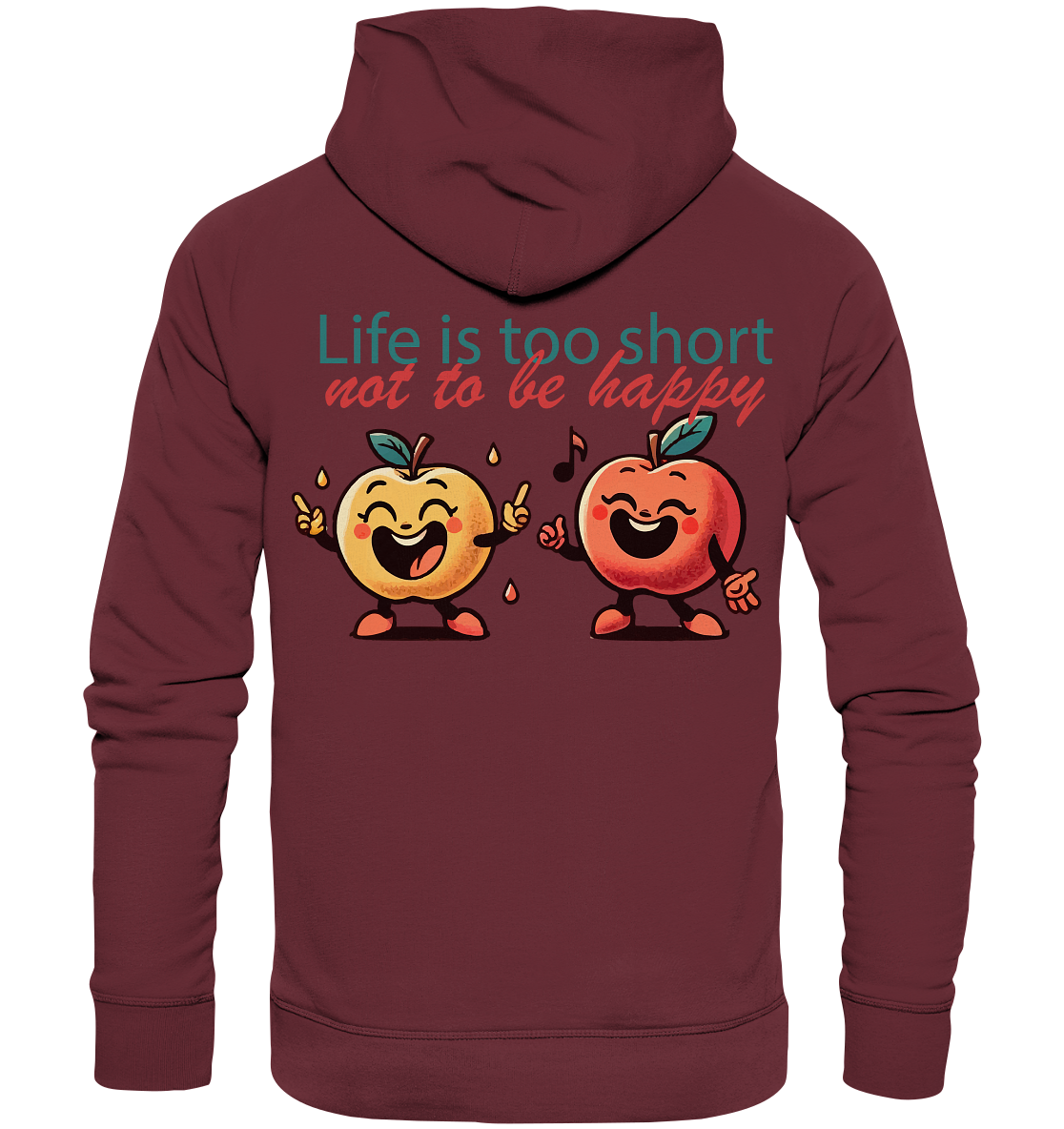 Life is too short (hoodie dark) - Organic Hoodie