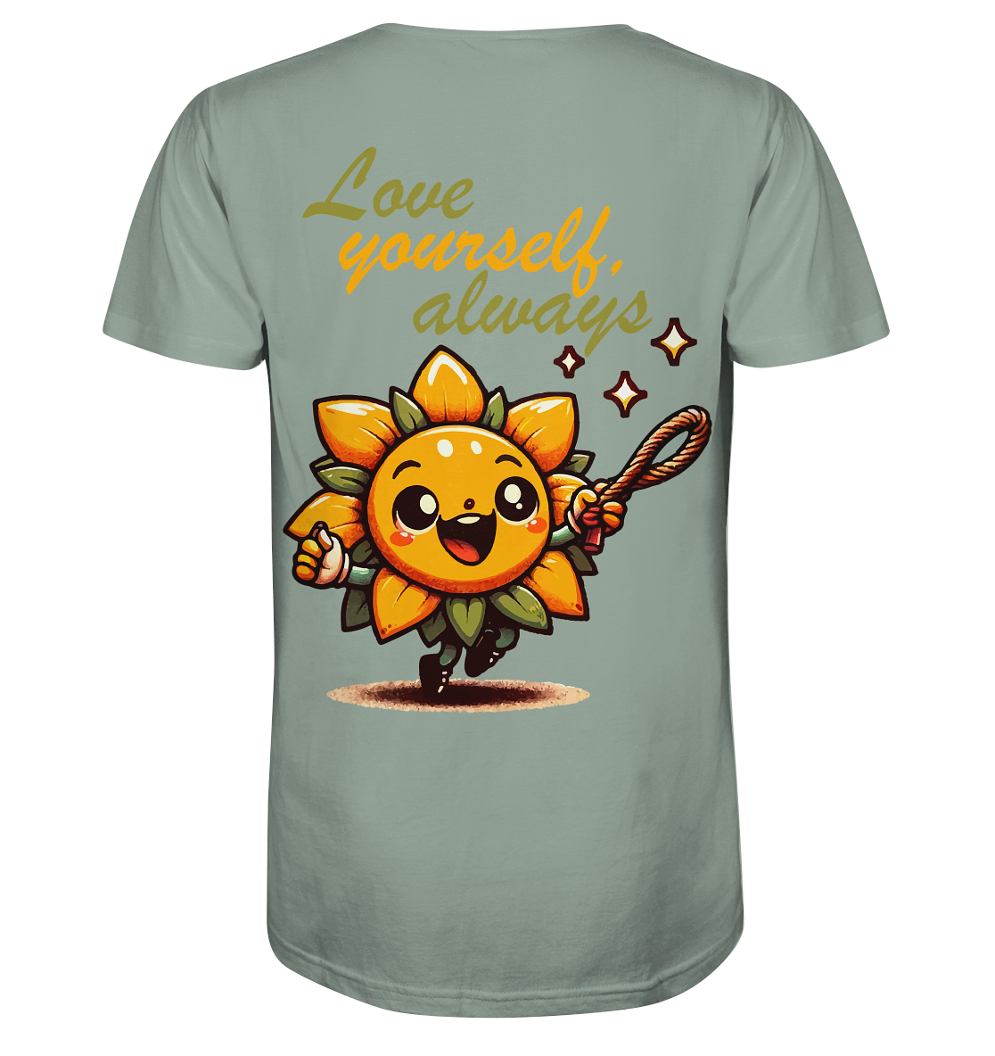Love yourself, always "sunflower" - Organic Shirt