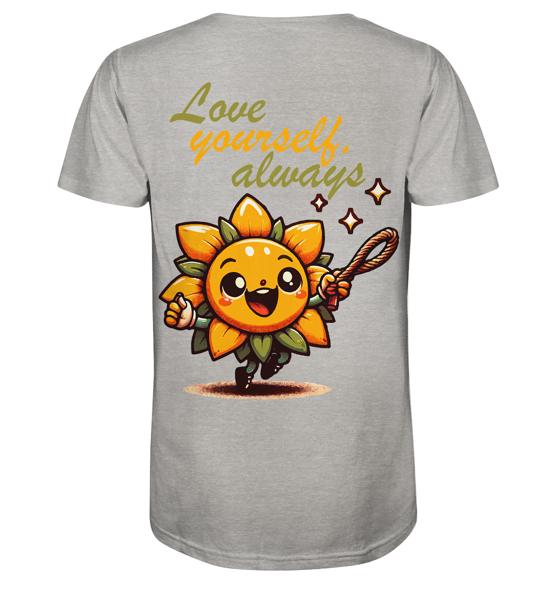 Love yourself, always "sunflower" - Organic Shirt
