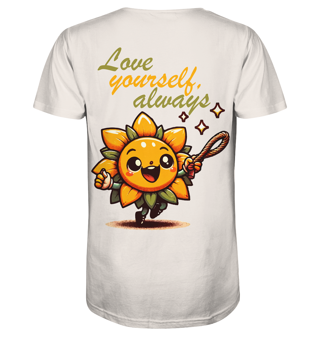 Love yourself, always "sunflower" - Organic Shirt