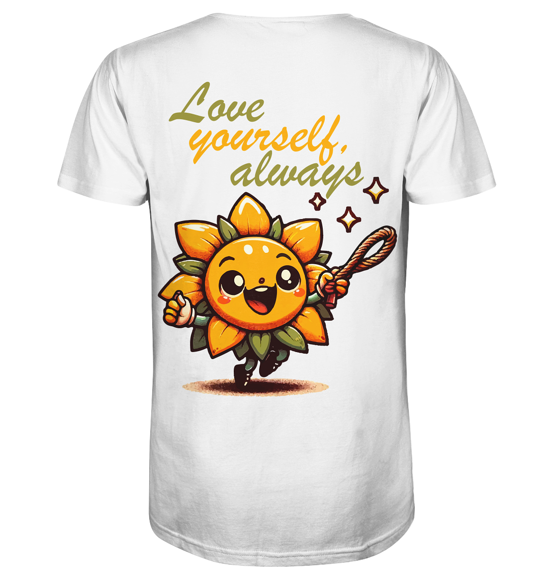 Love yourself, always "sunflower" - Organic Shirt