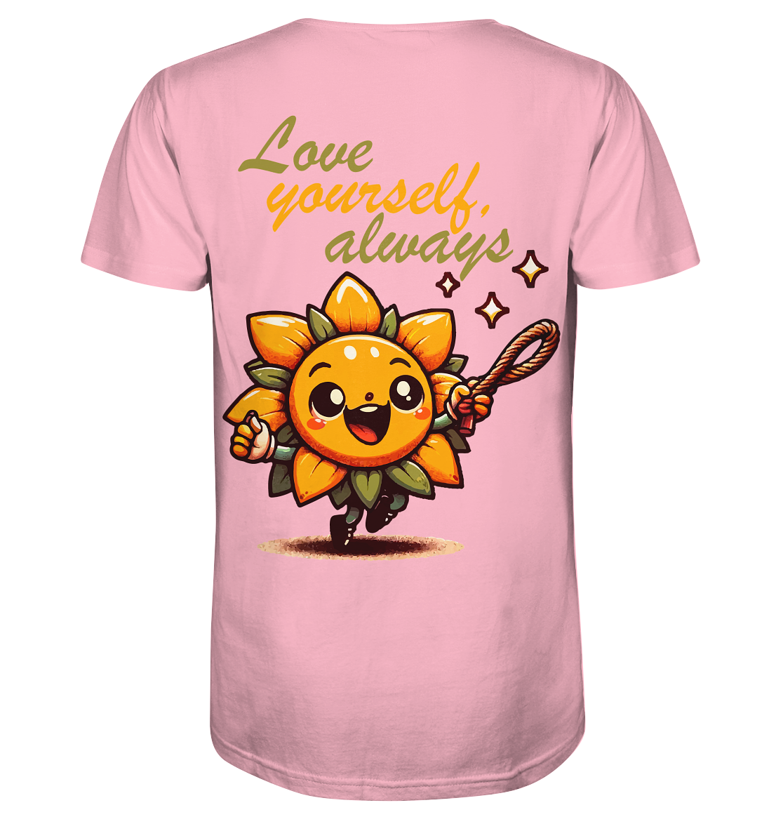 Love yourself, always "sunflower" - Organic Shirt