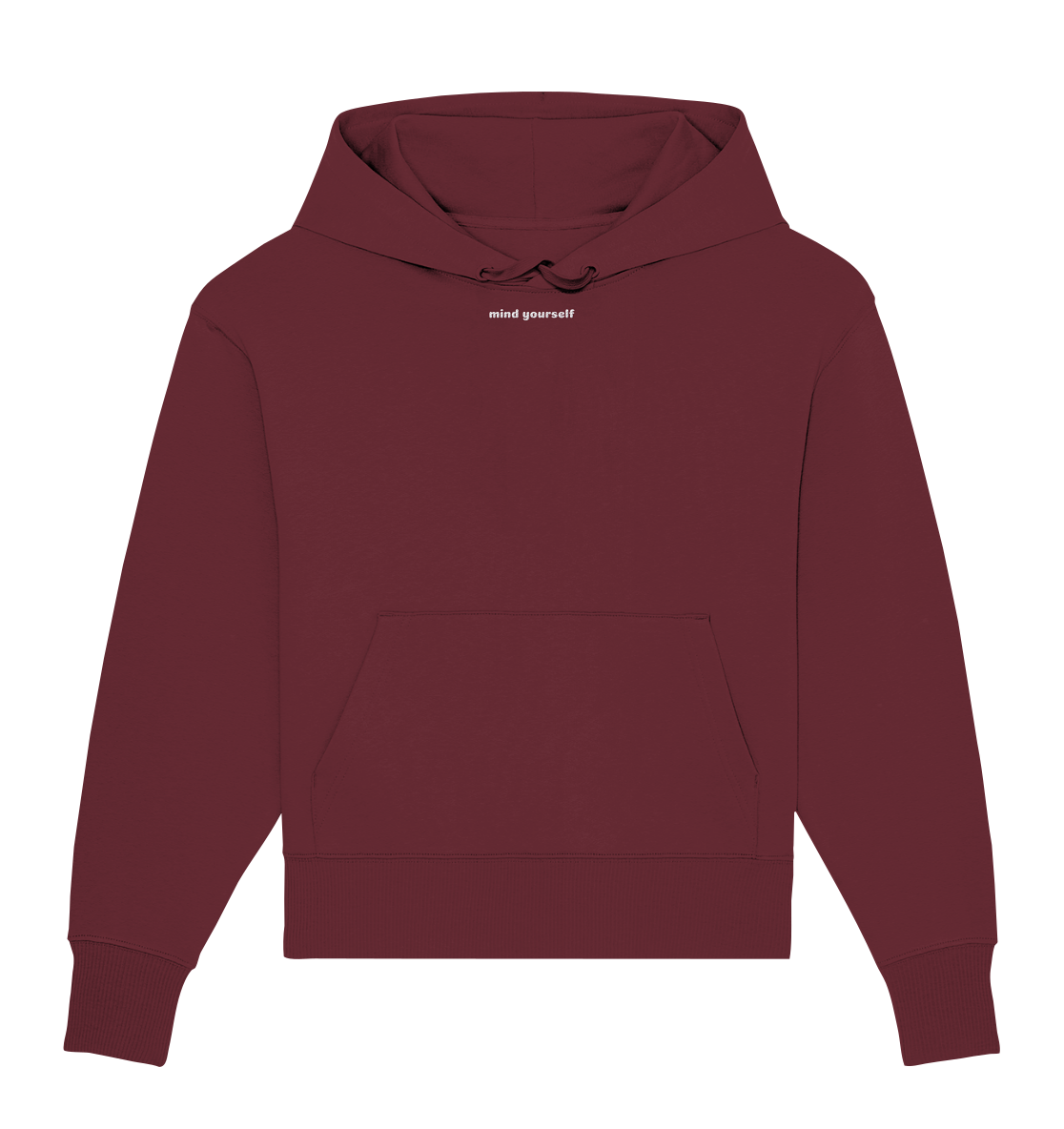 Logo Stick vorne - Organic Oversize Hoodie (Stick)