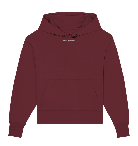 Logo Stick vorne - Organic Oversize Hoodie (Stick)