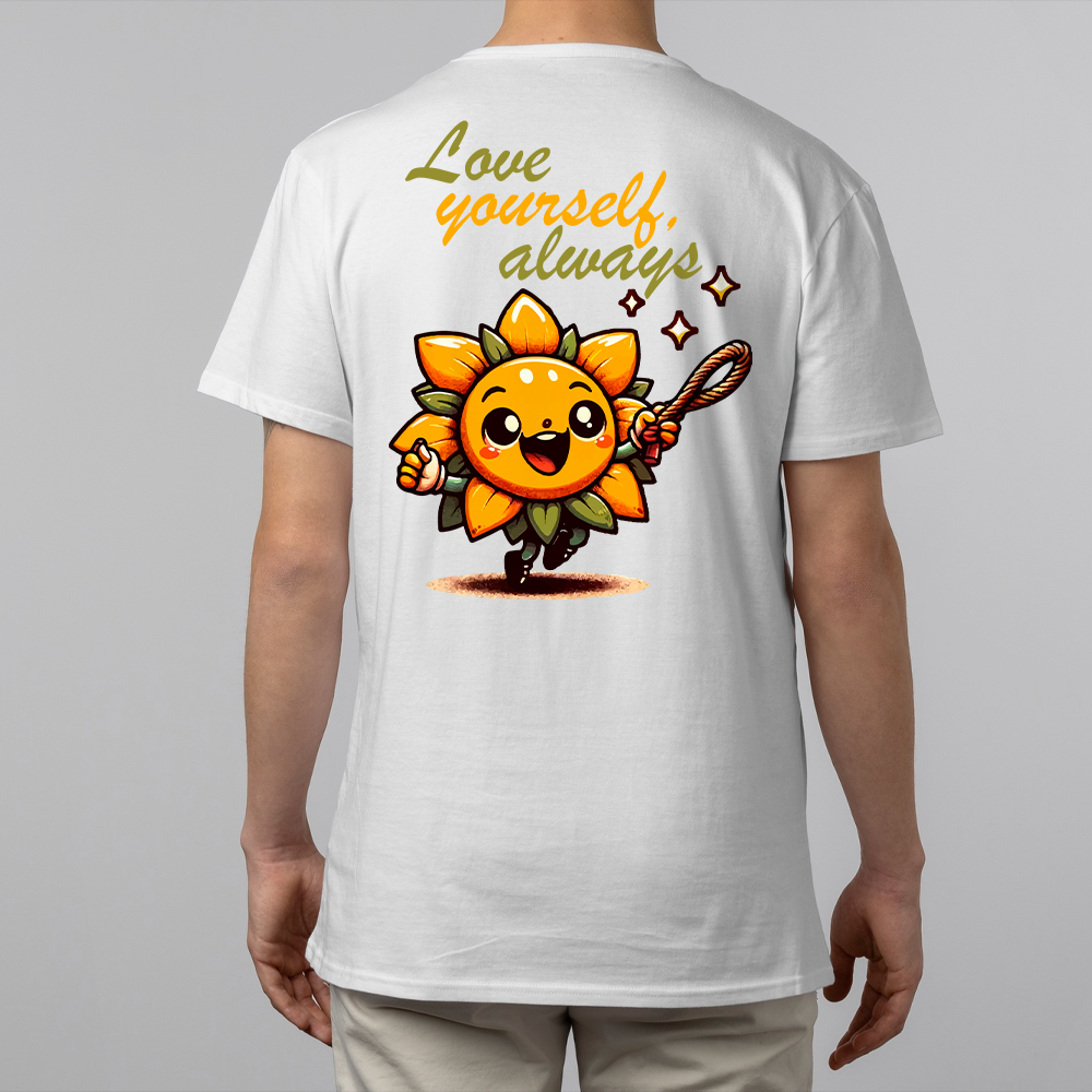 Love yourself, always "sunflower" - Organic Shirt